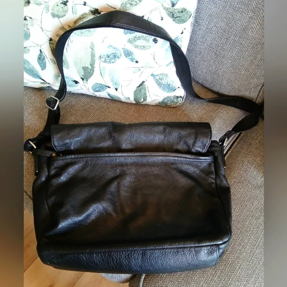 Marc by Marc Jacobs Leather Messenger Bag - Picture 2 of 14